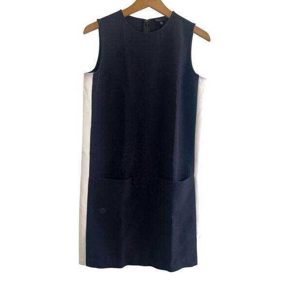 ✨ATM Anthony Thomas Melillo Women Black Woven Sleeveless Shift Sz XS Dress✨ - Picture 6 of 11